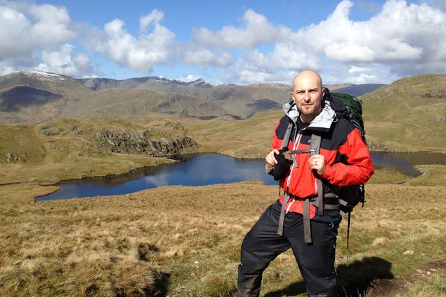 Wild times: Rob Cowen sets off on his adventure
