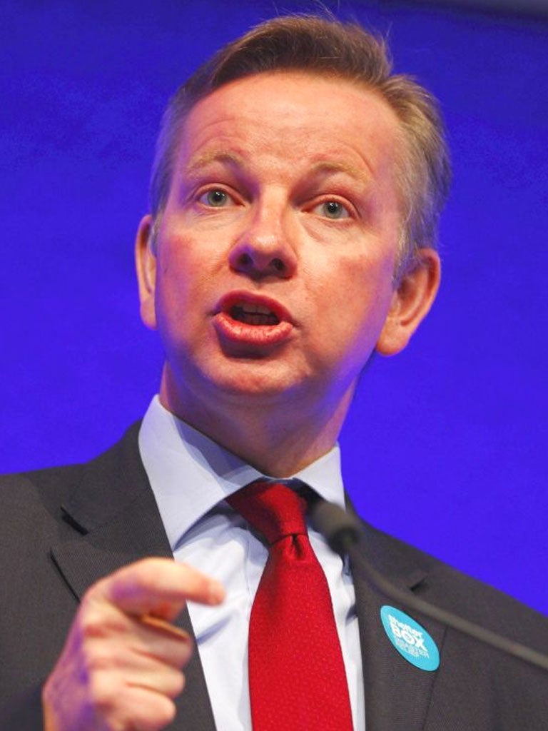 MICHAEL GOVE: The Education Secretary met
Rupert Murdoch several times to discuss reform of
the schools system