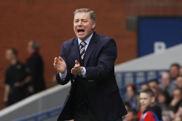Ally McCoist has warned that the club may have to start at the bottom