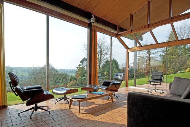 Anderton House’s sitting room frames valley views