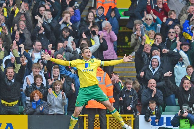 Yellow fever: Norwich City’s Grant Holt is my player of the season, and his manager Paul Lambert is the top boss