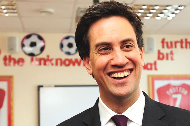 Labour leader Ed Miliband aims to take the North of England