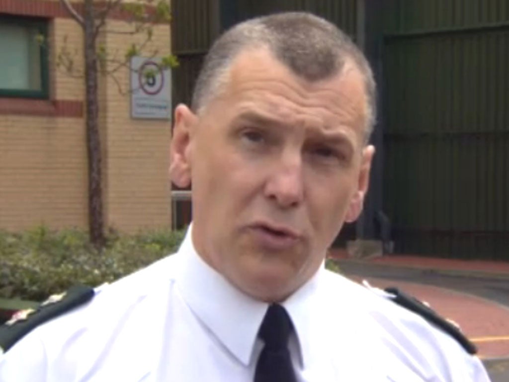 SIGNIFICANT: Ch Supt Alasdair Robinson says 600lb bomb was
‘ready to go’