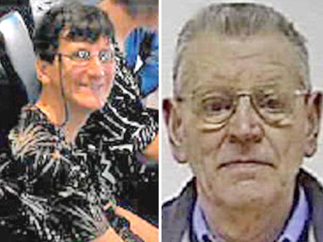 Victims: Julie Davison, killed in Whitby, and Colin Dunford (right)