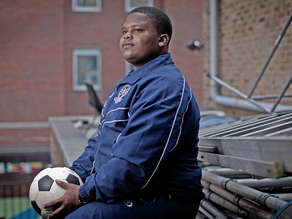 Edson Rabole, 19 who attended the St Andrew's Youth Club in Victoria