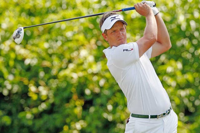 Luke Donald shot a third-round 66 at the Zurich Classic of New Orleans