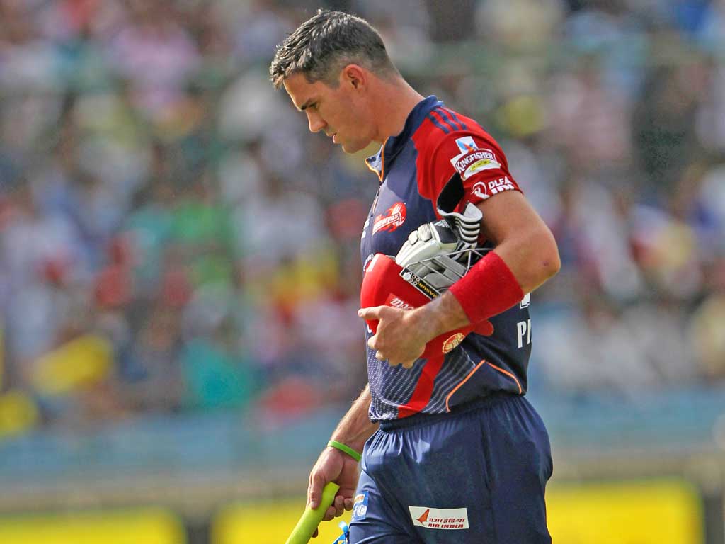 Kevin Pietersen made just 5 but signed off with a win in his final match for Delhi in the IPL