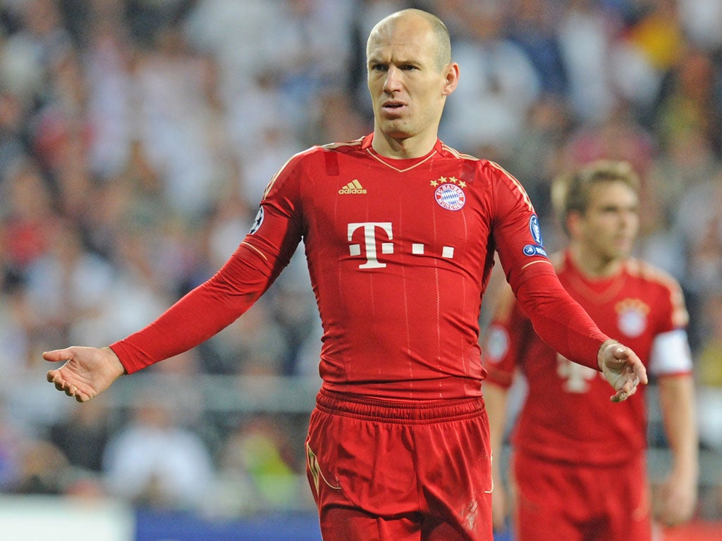 Arjen Robben had called his two-year extension at Bayern a 'formality'