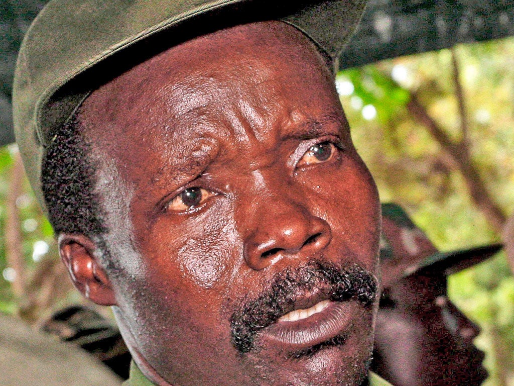 JOSEPH KONY: The self-styled ‘messiah’ has led
the LRA in bloody raids throughout Central Africa