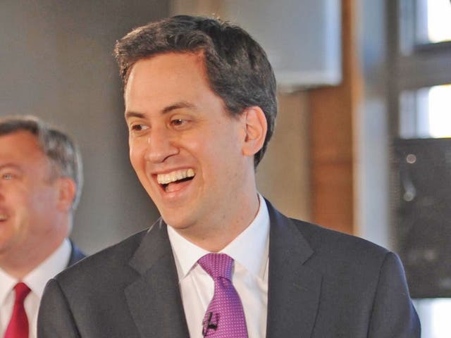 Labour leader Ed Miliband holds a Q&A session with local people at the Coin Street Neighbourhood in London