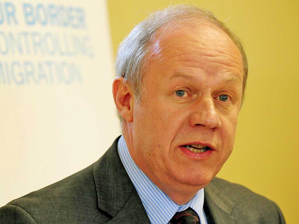 The Immigration minister, Damian Green, said BAA and the Border Force had to work better together