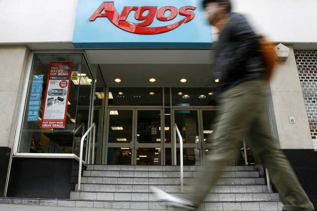 A weak consumer electronics market caused a huge slide in profits for Argos