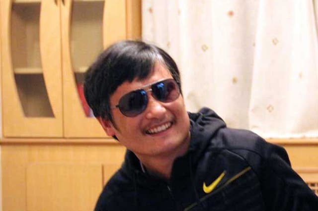 Blind Chinese activist Chen Guangcheng