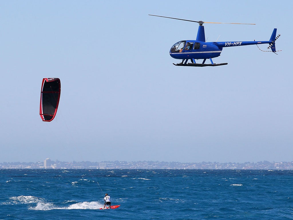 Kitesurfing is a growing sport