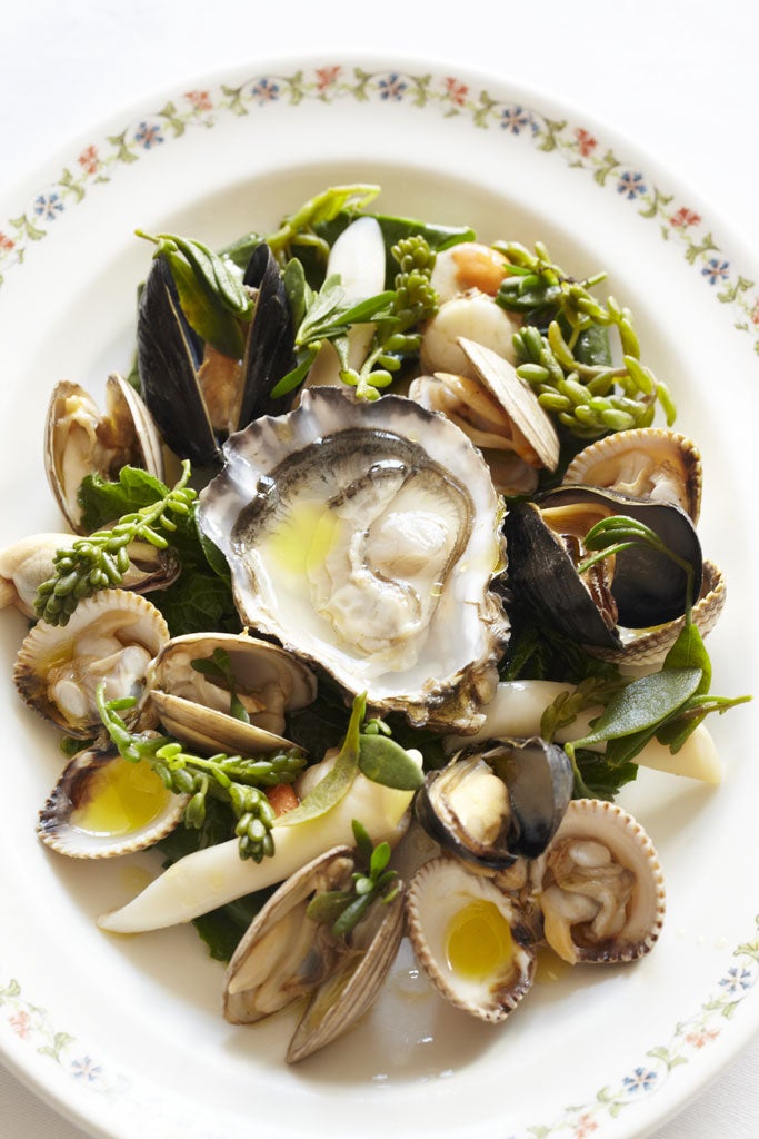 A little bit of everything: Seashore salad