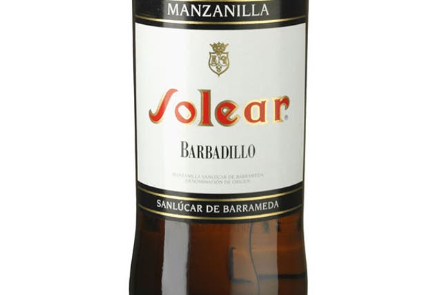 Solear Manzanilla, Barbadillo

<p>There's a wonderfully fresh yeasty-savoury tang to the nose of this bone-dry white from the coastal sherry town Sanlucar de Barrameda, and it's met by a refreshing sea-salty flavour and an savoury bone-dry tang on the aftertaste. Chill! £4.99, half-bottle, Waitrose, Tesco.com</p>