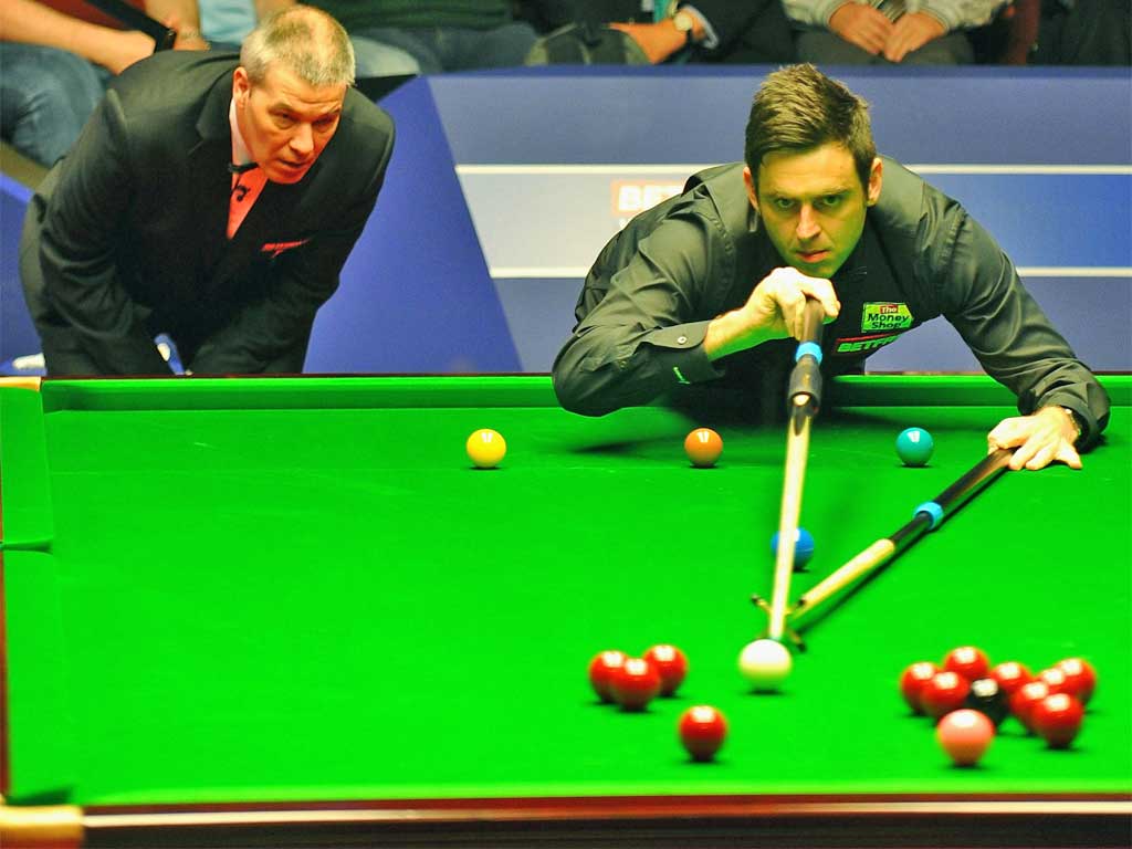 'The Rocket' won six frames on the trot against Neil Robertson