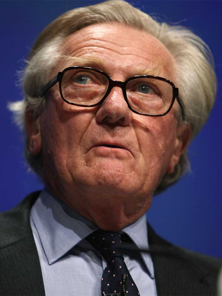 Lord Heseltine predicted low turnouts for today's elections