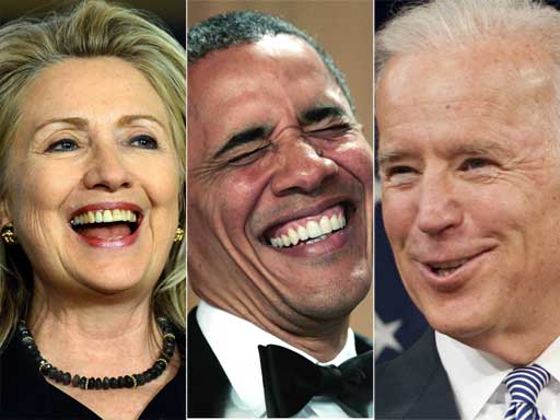 Top 'Crats: Hillary, Barack and Joe