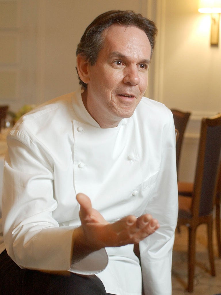 Chef and owner of the New York restaurant, Per Se, Thomas Keller