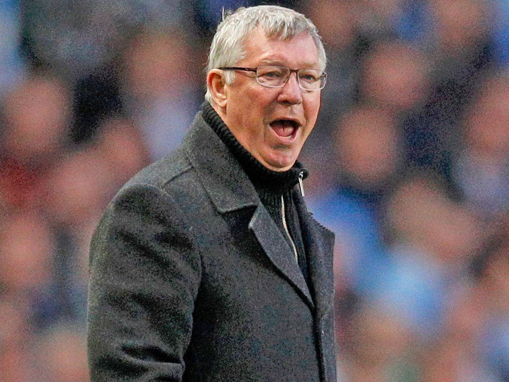 United manager Sir Alex Ferguson says Manchester
City must go to a ‘difficult place’ to clinch the title