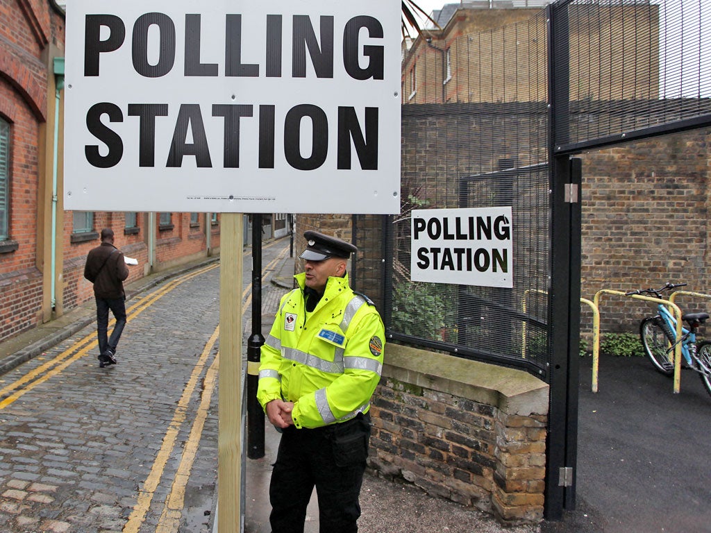 Guards have been deployed in Tower Hamlets to stop voter intimidation