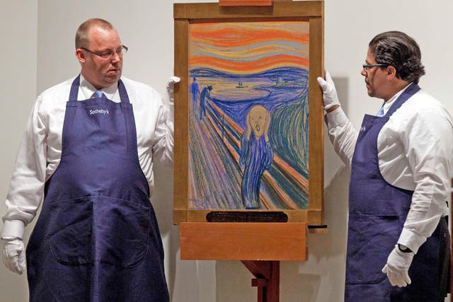 The Scream (Munch): Meyer took over 12 minutes, an age at auction, to secure the record sum paid ($119.9m) for Edvard Munch’s masterpiece