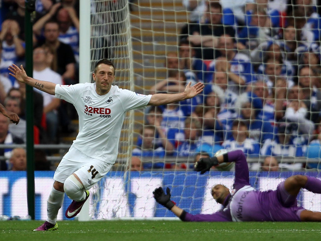 Stephen Dobbie scored in the 2011 play-off final
