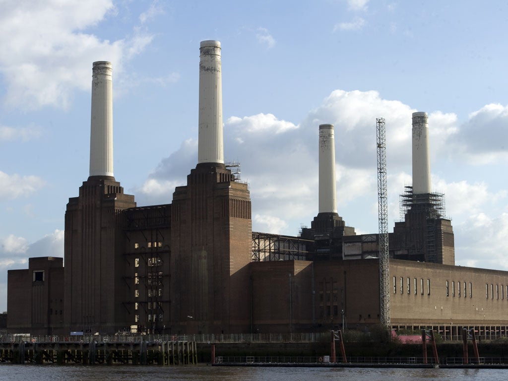 A view of the Battersea Power Station