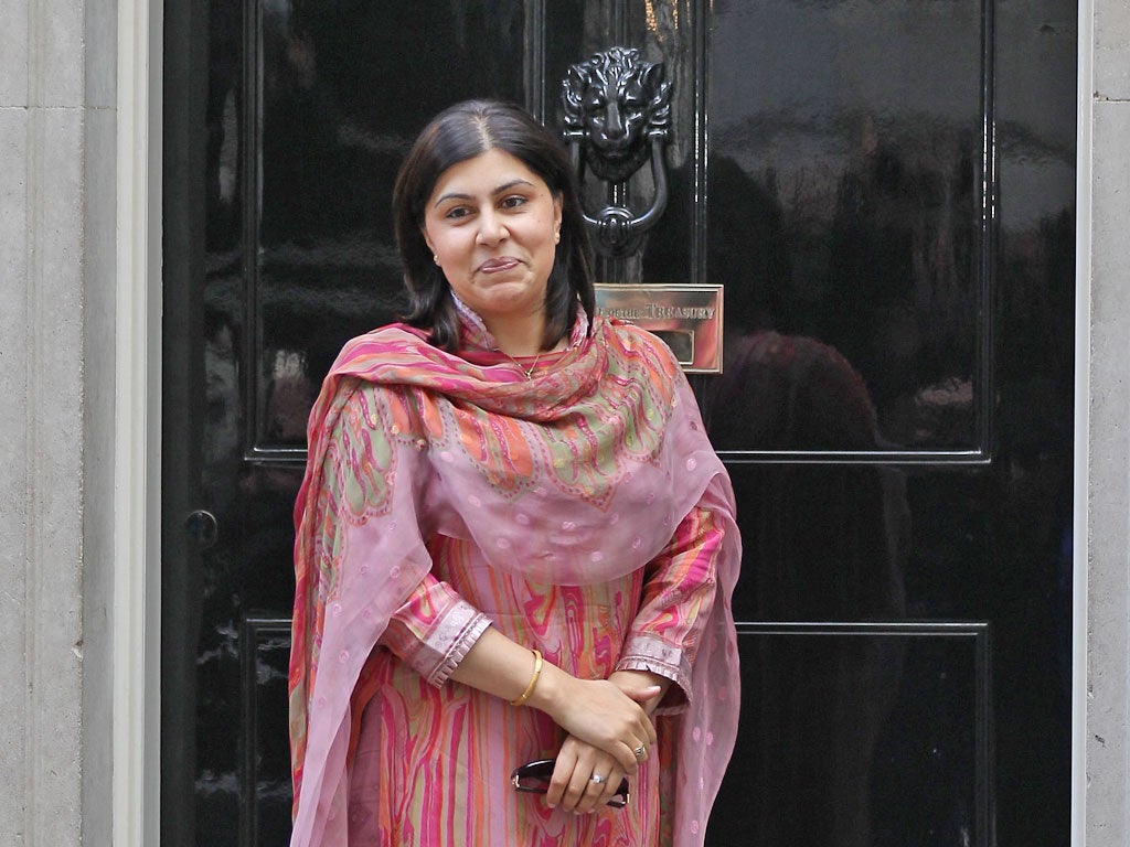 Chairman of the Conservative party Baroness Warsi