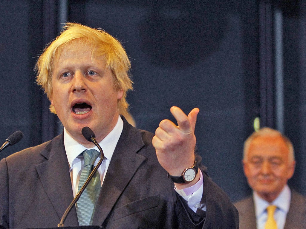 Boris Johnson saw off Ken Livingstone's bid to return to City Hall with a slim majority