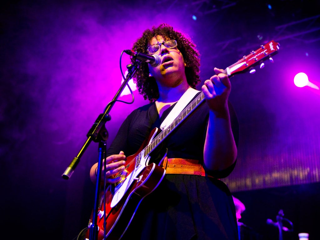 Brittany Howard fronts Alabama Shakes in Brixton, London, last week