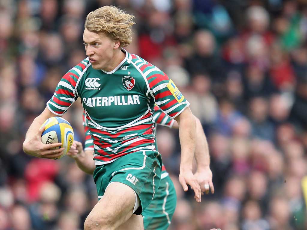 Billy Twelvetrees (pictured) kicked 10 points and inspired a second half that Leicester won 25-3