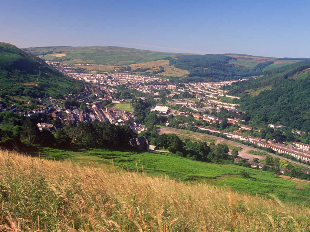 The Rhondda, where programme makers from MTV UK want to film 'The Valleys'