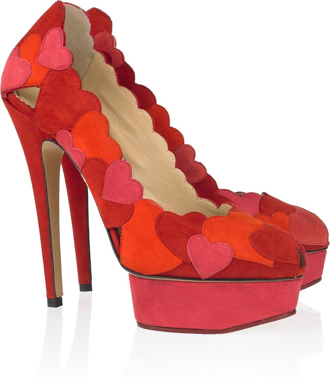 We love: Do tell the bride - Charlotte Olympia’s exclusive romance inspired collection is just the thing for
fashion forward brides-to-be looking for something special for their big day - there’s nary an ivory sateen pump to be seen. £990, net-a-porter.com