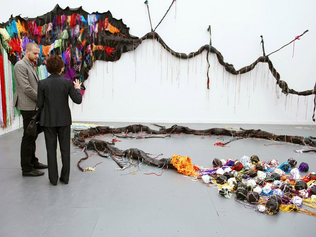 Nicholas Hlobo’s ‘Tail’