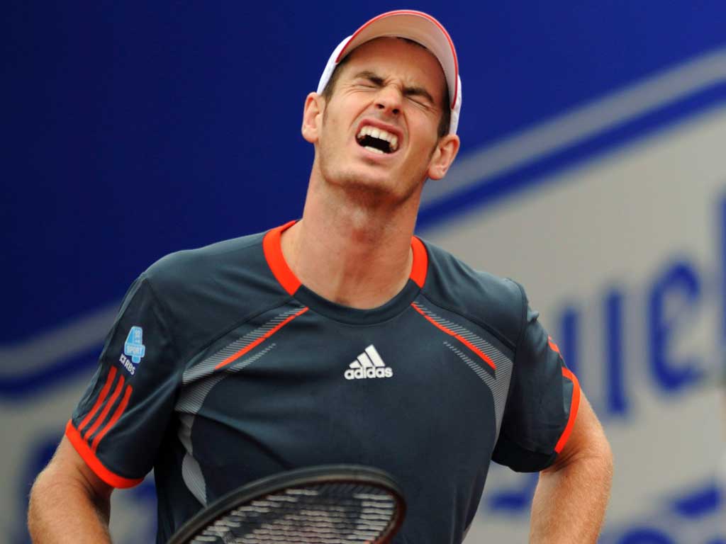 ANDY MURRAY: The world no 4 will miss the Madrid Masters with a back injury