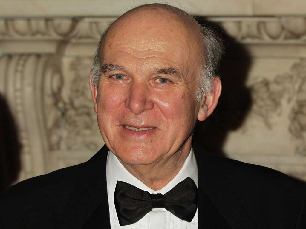 VINCE CABLE: The Business Secretary refused to comment on
Jeremy Hunt