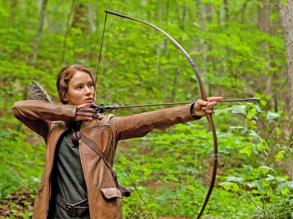 Jennifer Lawrence in ‘The Hunger Games’