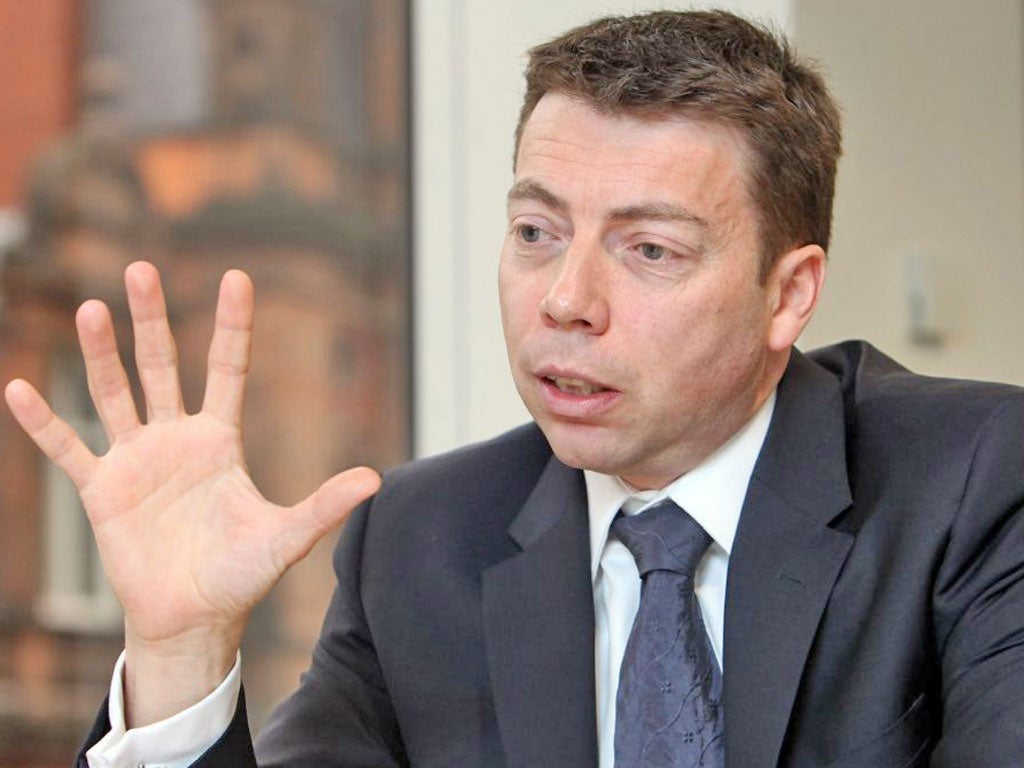 IAIN MCNICOL: The general secretary says it’s a ‘great myth’ that
the Labour Party lives on large union donations