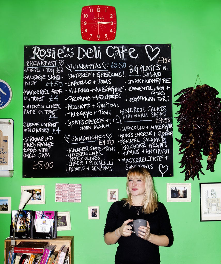 Lovell at Rosie's Deli Café in Brixton Market