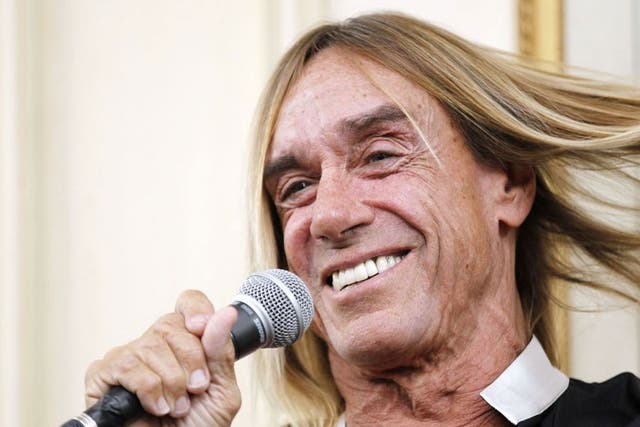 The reaction was mixed when Iggy Pop held a press conference at a luxury Paris hotel to unveil the album