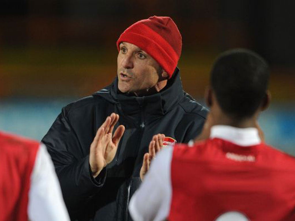 Steve Bould wins promotion from Arsenal’s successful youth set-up