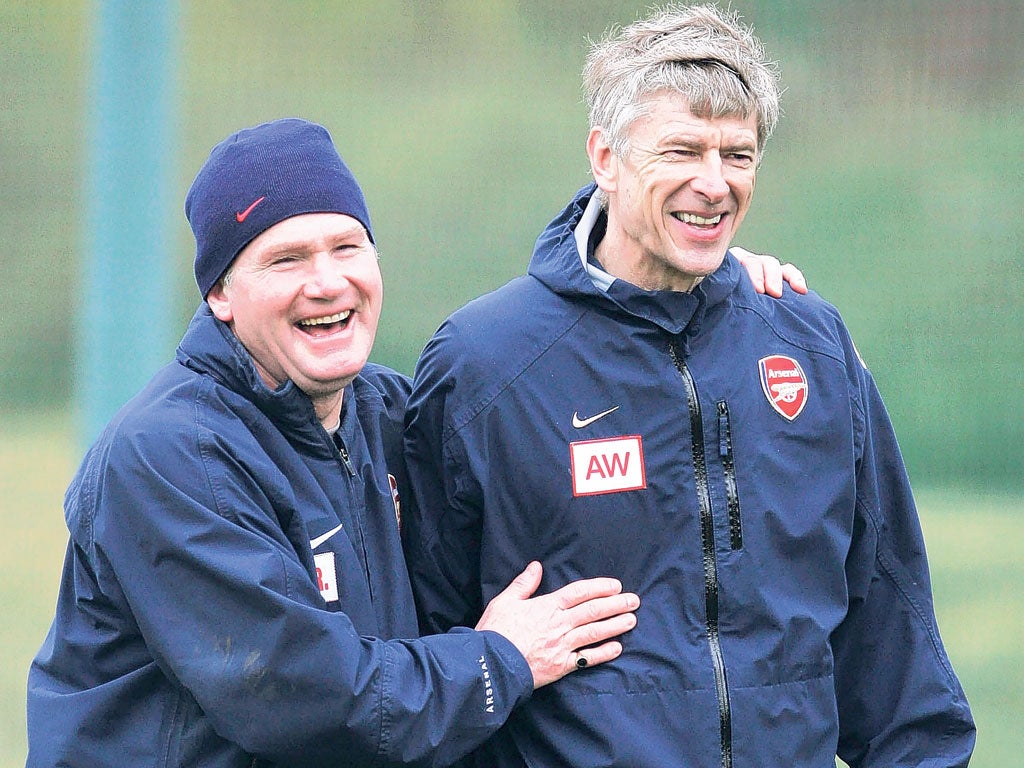 Pat Rice and Arsène Wenger have worked together since 1996