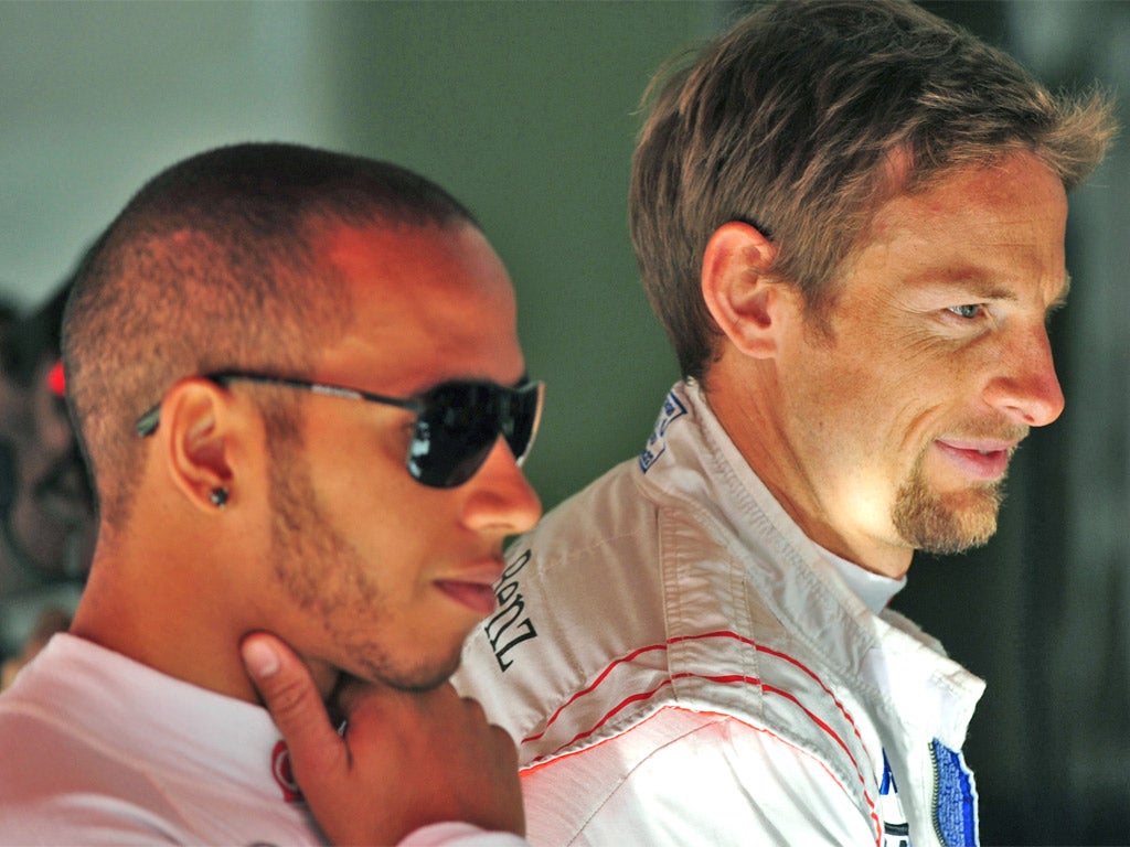 Lewis Hamilton and Jenson Button are working well as a team