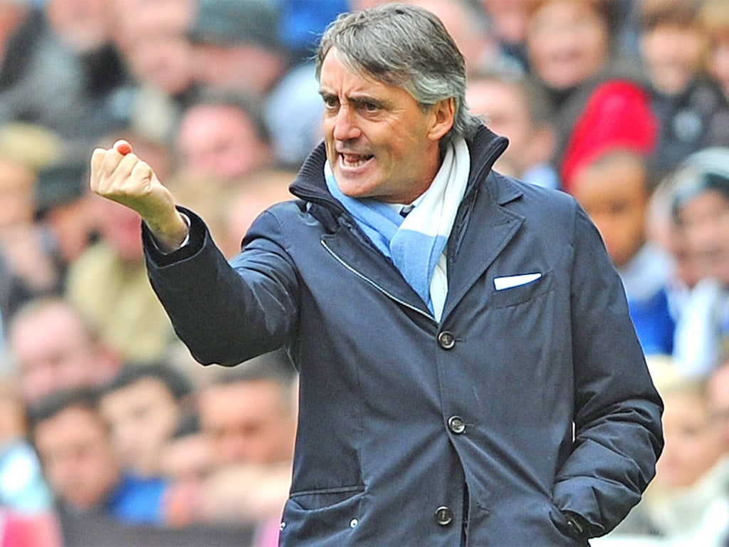 Roberto Mancini is determined to grasp the title