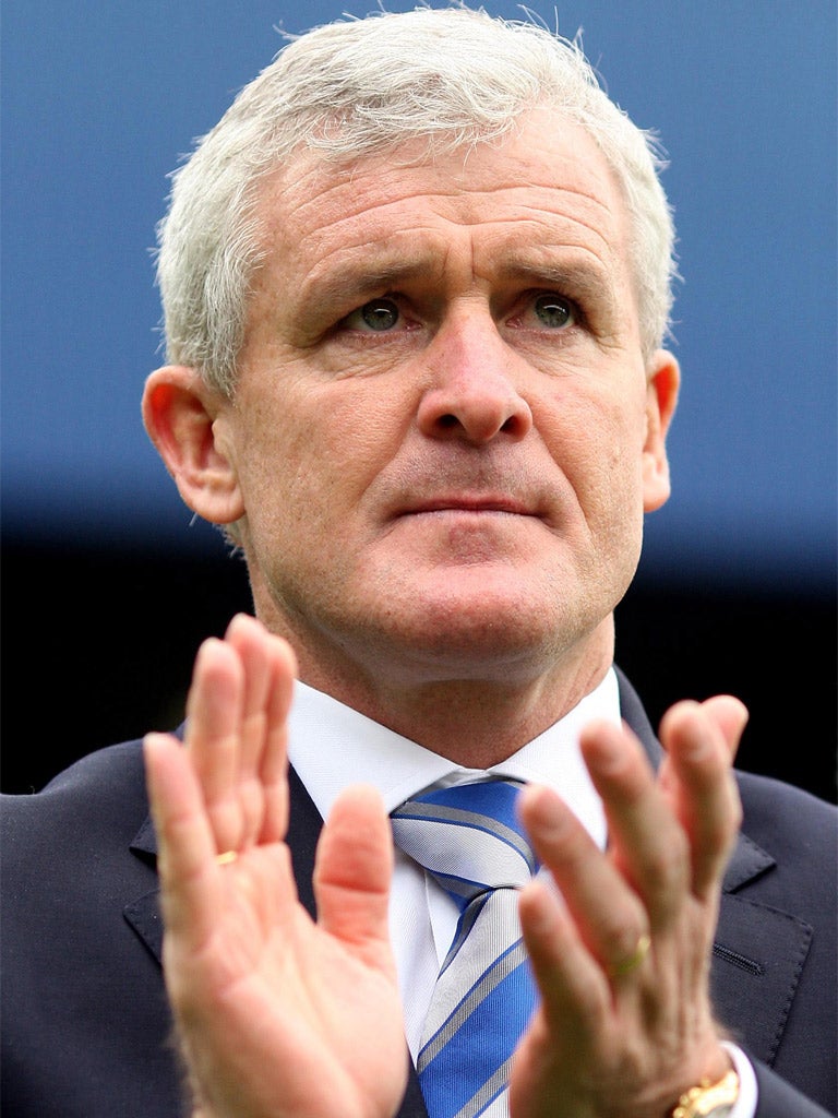 Mark Hughes believes City – and their fans – will be a nervous bunch
