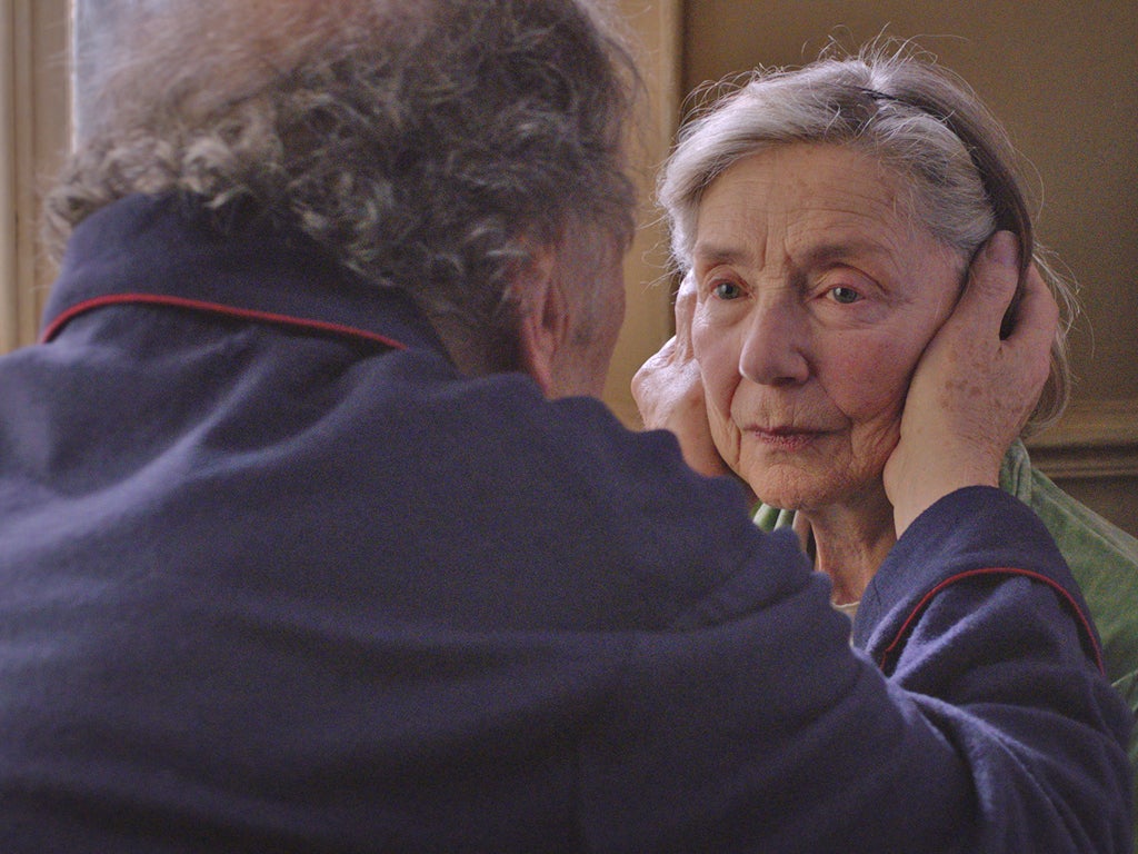 Winner of the Cannes Palme d'Or award , Michael Haneke's morality tale Amour is already generating Oscars buzz. The heart-breaking story of the dying weeks of an Octogenarian couple rests on great performances by Jean-Louis Trintignant and Emanu