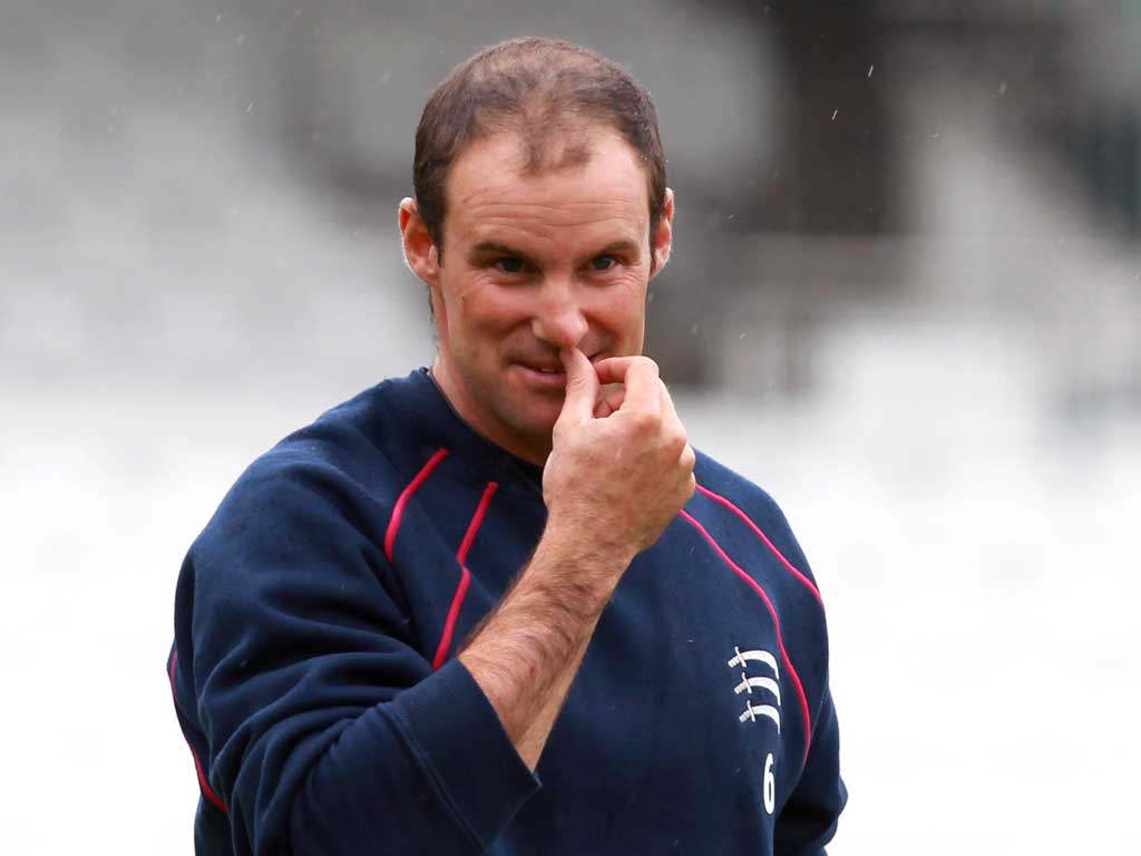 Confidence boost: England captain Andrew Strauss hit an undefeated 43