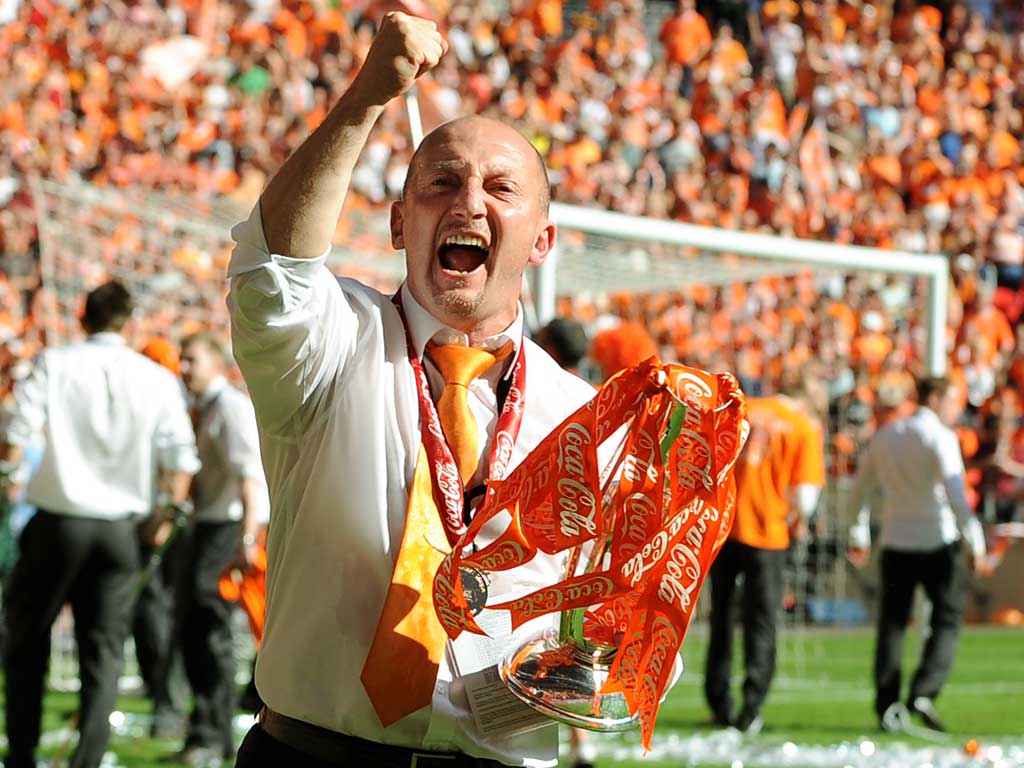 Roar potential: Blackpool have already won one Championship play-off final, against Cardiff City in 2010, and the celebrations after that match make me determined to repeat the experience against West Ham United on Saturday